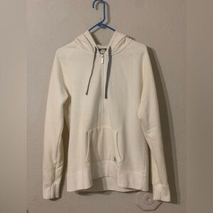 Under Armour Woman’s XL Half Zip Cream Hoodie NWOT